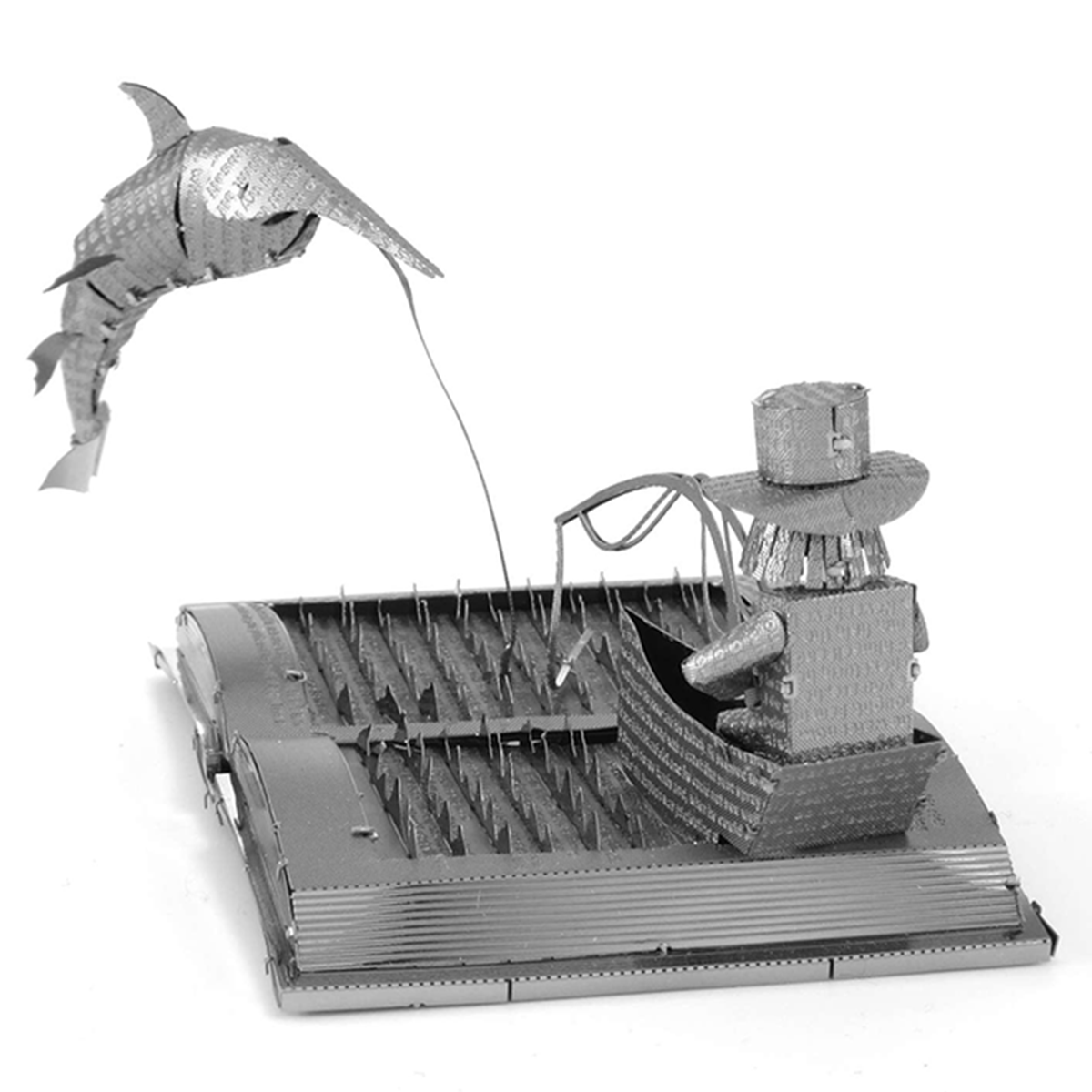 Moby Dick Book Sculpture Metal Earth