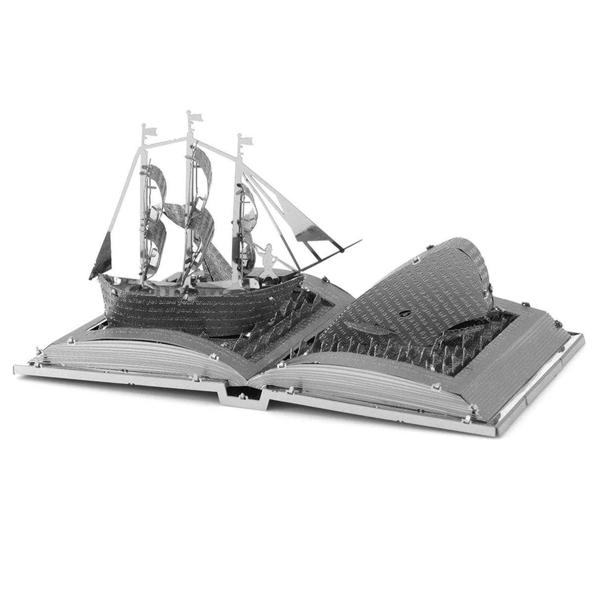 Moby Dick Book Sculpture | Metal Earth